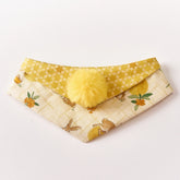 Handmade Cotton Cat Bandana – Golden Moon