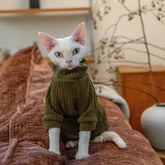 Sphynx Cotton Hoodie – Warm Maillard