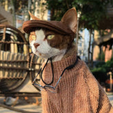 Gorro de gato tejido – Caperucita Roja