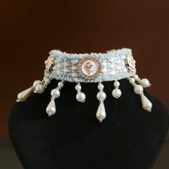 Handmade Cat Collar – Chanel Style and Floral Charms