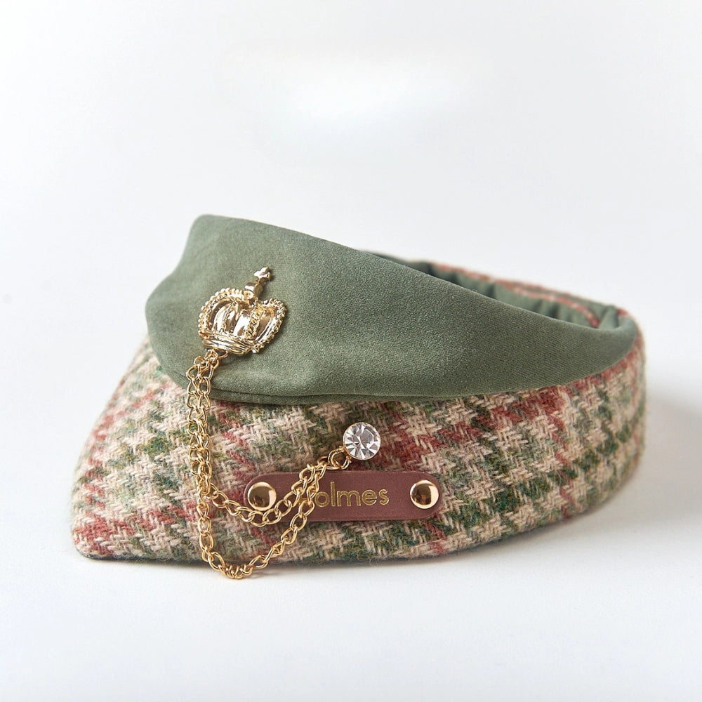 Handmade Wool Cat Bandana – British Earl Style