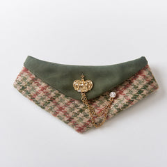 Handmade Wool Cat Bandana – British Earl Style