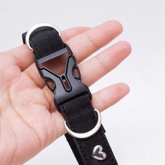 Handmade Cat Collar – Starlit Night PU Leather