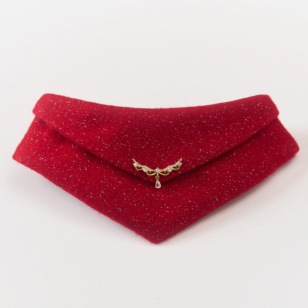 Handmade Wool Cat Bandana – Firework Inspired Shine