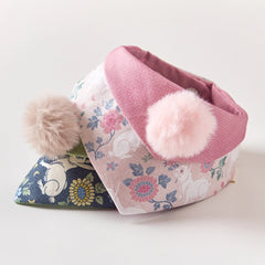 Handmade Cotton Cat Bandana – Fragrant Blush