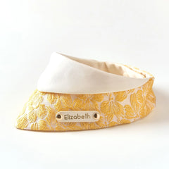 Handmade 3D Pattern Cat Bandana – Golden Autumn