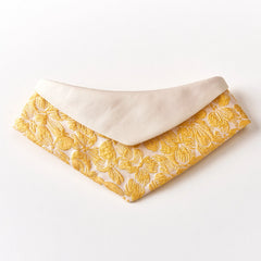 Handmade 3D Pattern Cat Bandana – Golden Autumn