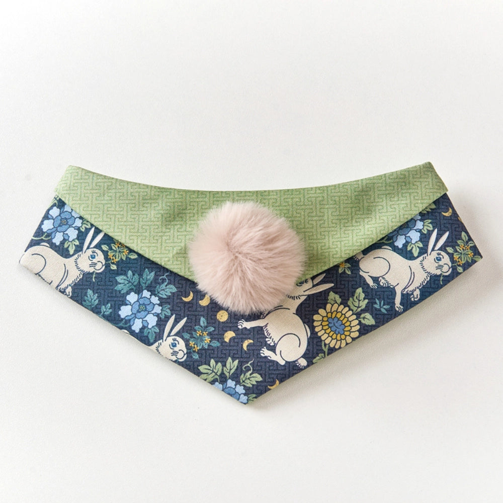 Handmade Cotton Cat Bandana – Skyward Moon