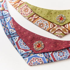 Handmade Cotton Cat Bandana – Charm Of Petals