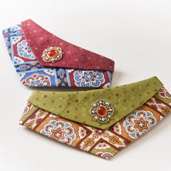 Handmade Cotton Cat Bandana – Charm Of Petals