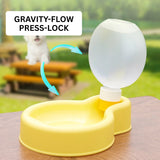 Foldable Cat Outdoor Water Bottle - Leakproof, Compact, and Eco-Friendly Hydration