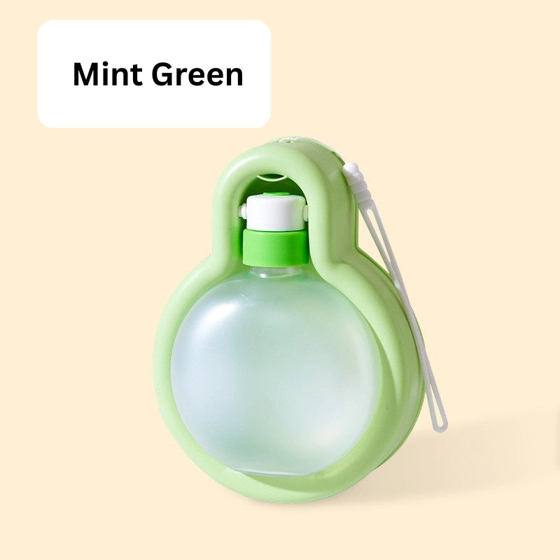Foldable Cat Outdoor Water Bottle - Leakproof, Compact, and Eco-Friendly Hydration