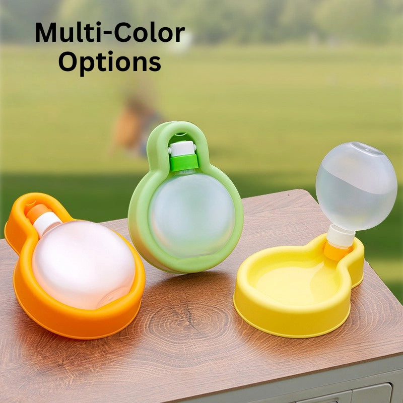 Foldable Cat Outdoor Water Bottle - Leakproof, Compact, and Eco-Friendly Hydration