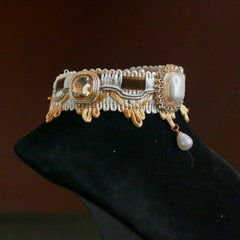 Handmade Cat Collar | Lace and Pearl