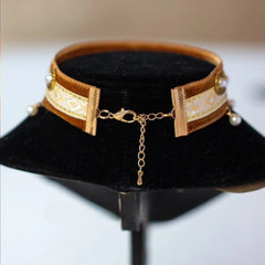Handmade Cat Collar | Pearl Charms