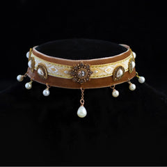 Handmade Cat Collar | Pearl Charms