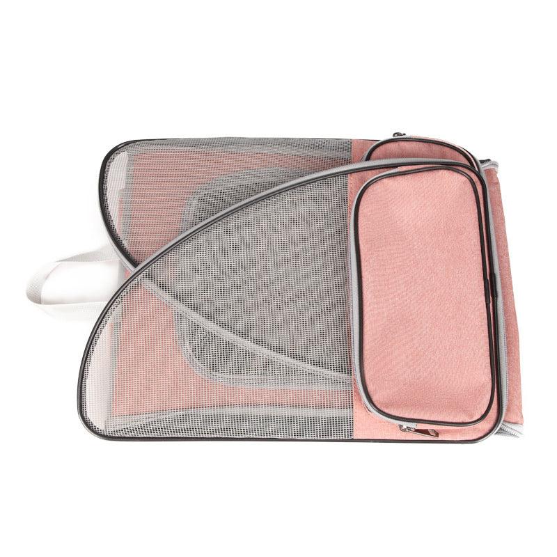 Foldable and Breathable Mesh Cat Backpack Carrier