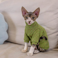 Sphynx Cat Clothes – Candy Color Dual-Sided Shirt