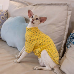 Sphynx Cat Clothes – Candy Color Dual-Sided Shirt