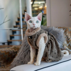 Sphynx Cat Dress – Rex Rabbit Fur