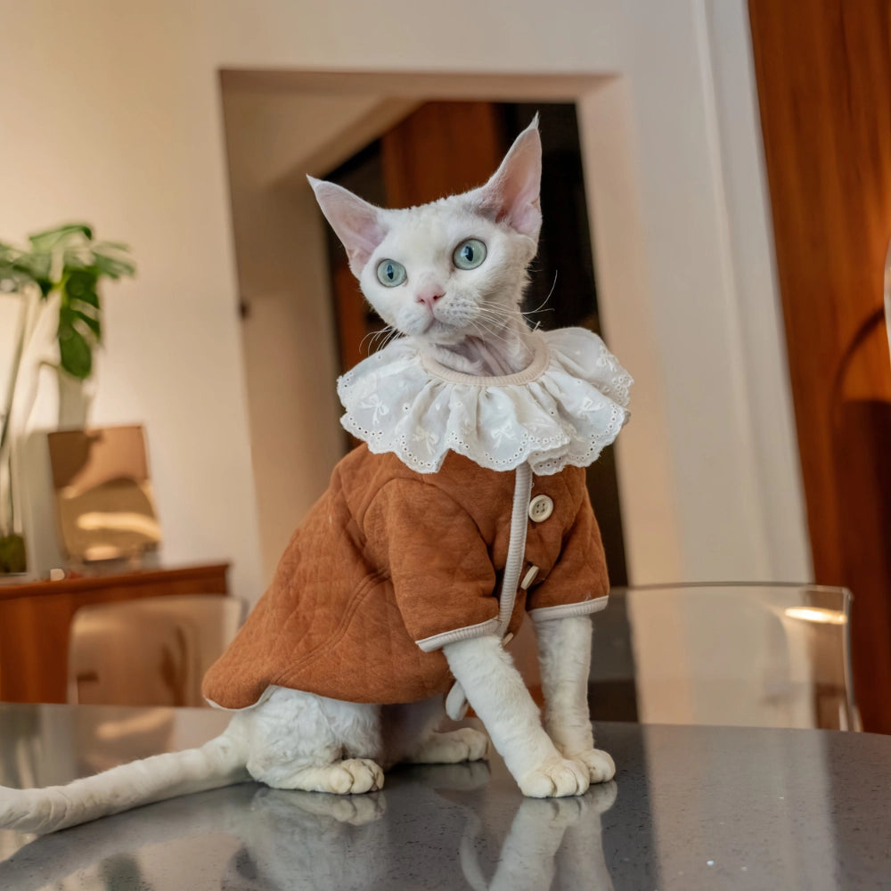 Sudadera con capucha de algodón Sphynx – Amber Royale 