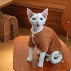 Sudadera con capucha de algodón Sphynx – Amber Royale 