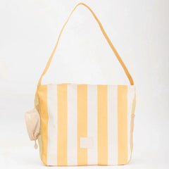 Striped Cat Carrier Tote – Airy Mesh and Peek Out Window