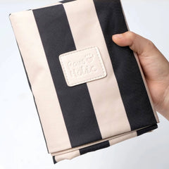 Striped Cat Carrier Tote – Airy Mesh and Peek Out Window