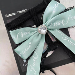 Cat Harness and Leash Set – Lace Bowknot | Blue