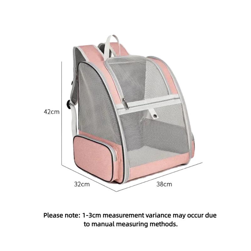 Foldable and Breathable Mesh Cat Backpack Carrier